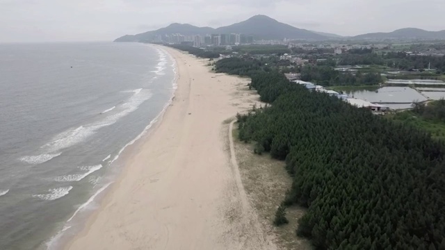 航拍广东省阳江海陵岛风光视频素材