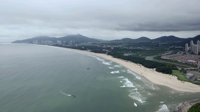 航拍广东省阳江海陵岛风光视频素材