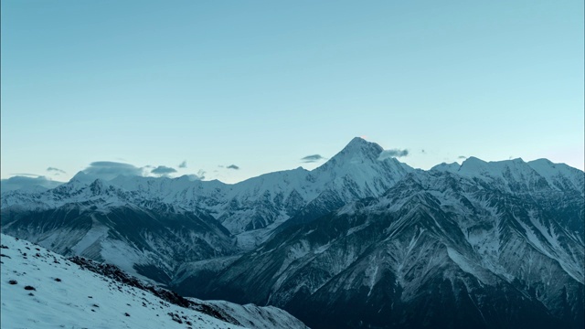 贡嘎雪山视频素材