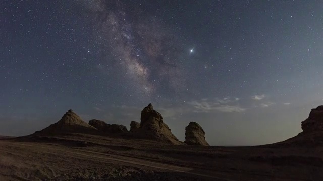 俄博梁银河星空延时视频下载