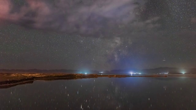 大柴旦翡翠湖银河星空延时视频下载