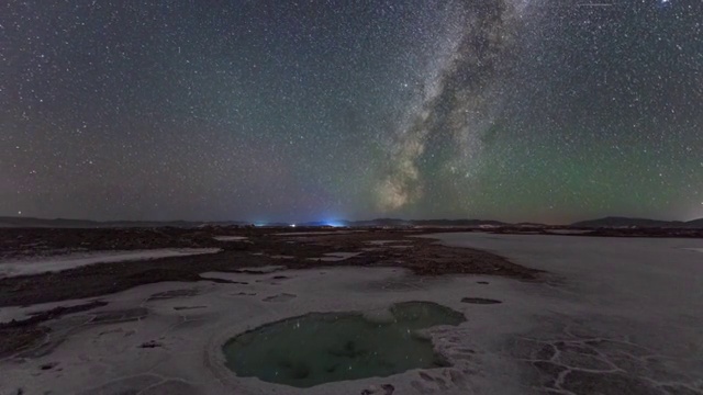 大柴旦翡翠湖银河星空延时视频下载