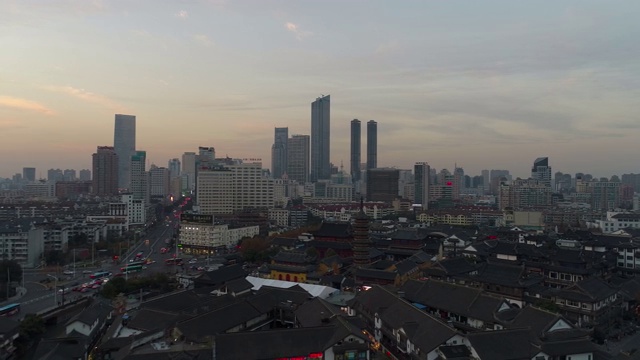 南禅寺古运河景区 京杭古运河 无锡视频素材