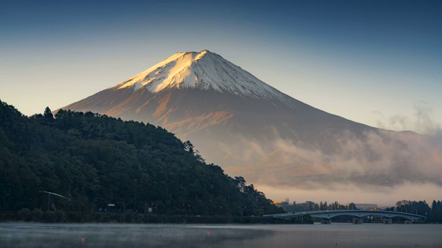 日本富士山视频素材