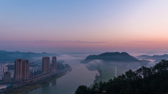 平流雾视频素材