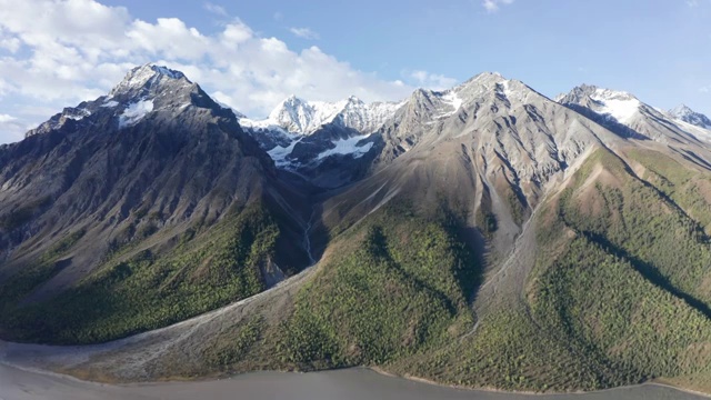 西藏雪山航拍视频素材