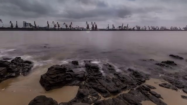 防城港港口视频素材