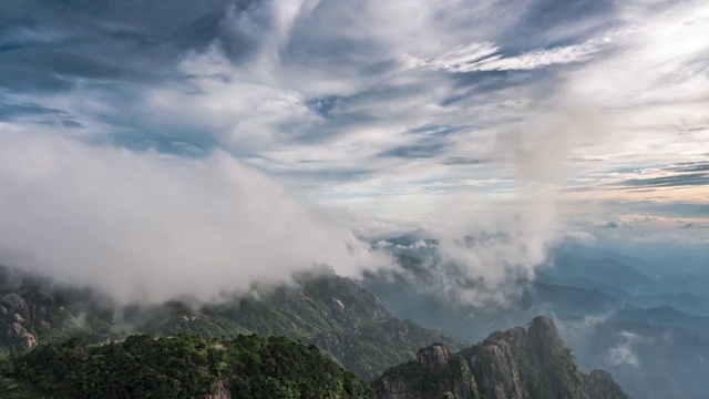 延时视频-张家界云海视频素材