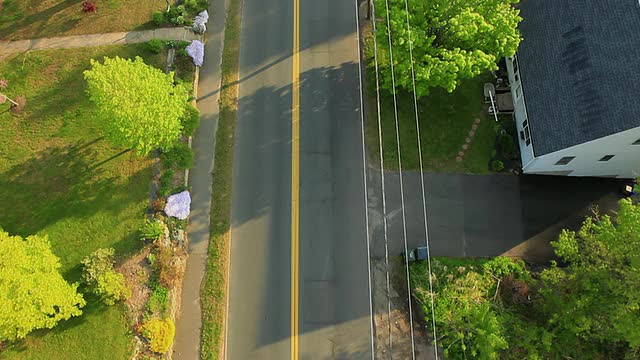 航空乡村公路/索顿，康涅狄格州，美国视频素材