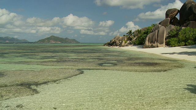 热带海滩/塞舌尔视频素材