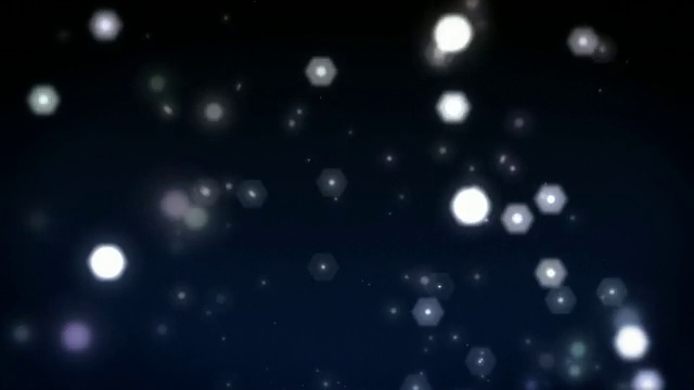 晚上Particles_v02视频素材