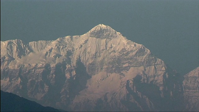 WS PAN ME雪顶Annapurna山脉/ Mustang，尼泊尔视频素材