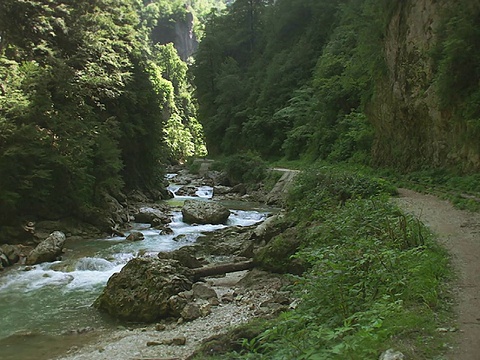 关岛峡谷，库德吉普斯河视频素材