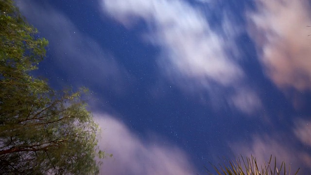 间隔拍摄夜空视频素材