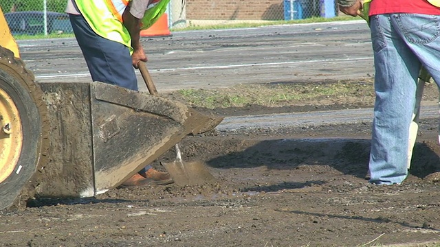 道路建设视频素材