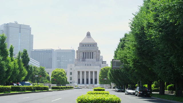 WS国家议会大厦/东京，东京，日本视频素材