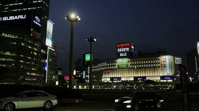 日本东京东京都新宿西站小田峪广场WS大楼视频素材