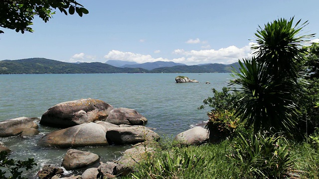 热带岛屿的海景视频下载