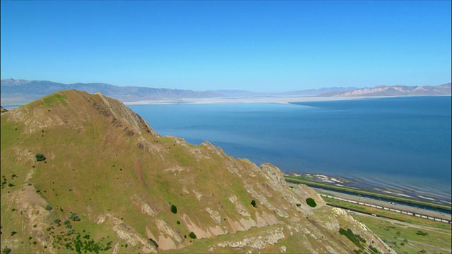 空中飞过黑岩峡谷/犹他州视频素材