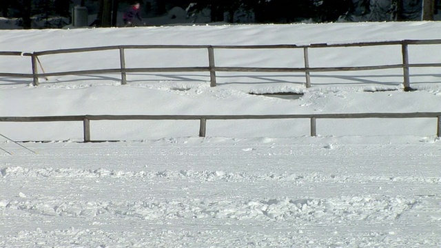 HD:越野滑雪视频素材