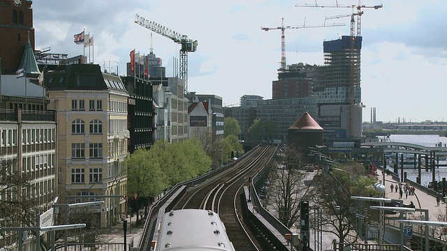 在LandungsbrÃ¼cken /汉堡市，汉堡，德国视频素材