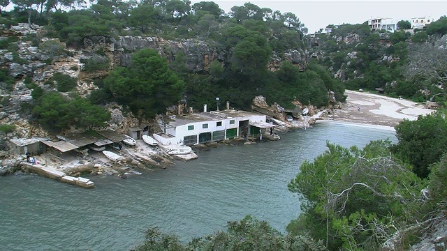 西班牙巴利阿里群岛，马略卡岛，南海岸卡拉皮湾视频素材