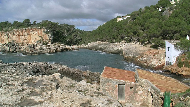 西班牙巴利阿里群岛马略卡岛海边悬崖景观视频素材