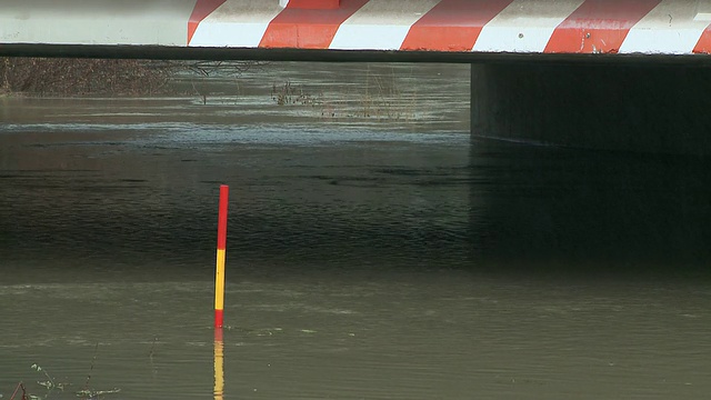 高清:淹没了道路视频素材