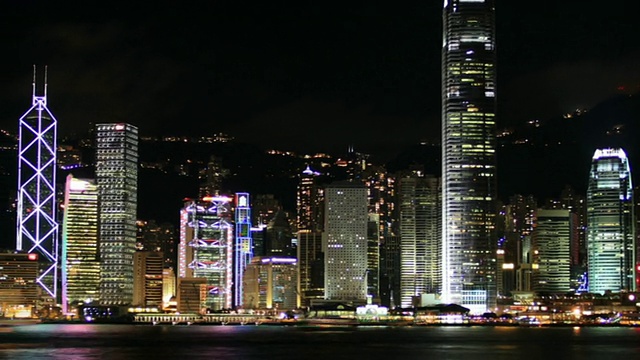 香港夜景延时HD视频素材