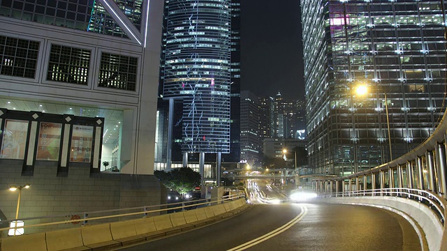 T/L WS夜景/中国香港视频素材