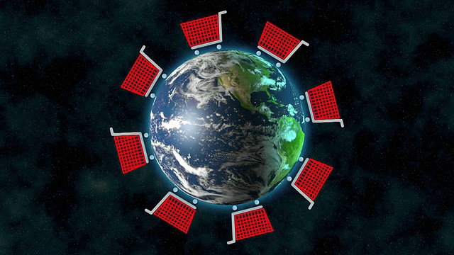 全球电子商务视频素材