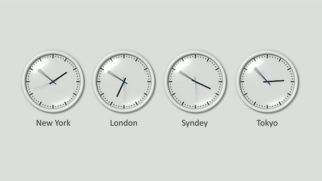世界时钟(loopable)视频素材