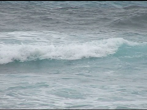 蓝色的海浪视频素材