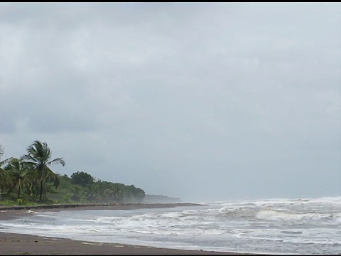 暴风雨的海滩(NTSC)视频素材