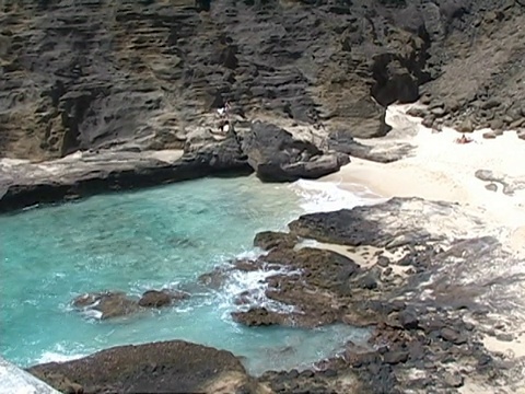 夏威夷的“从这里到永恒”海滩。视频素材