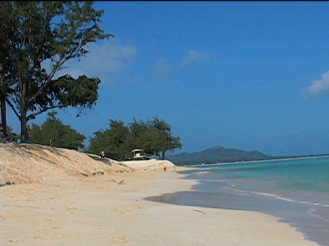 美丽的夏威夷海滩视频素材