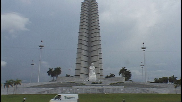 MS, Jose Marti Memorial，哈瓦那，古巴视频素材