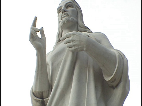 CU, LA, Christ of Havana，哈瓦那，古巴视频素材