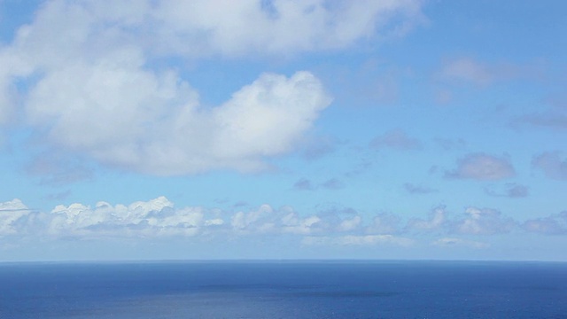 WS T/L太平洋海景/奥卡拉，夏威夷，大岛，美国视频素材