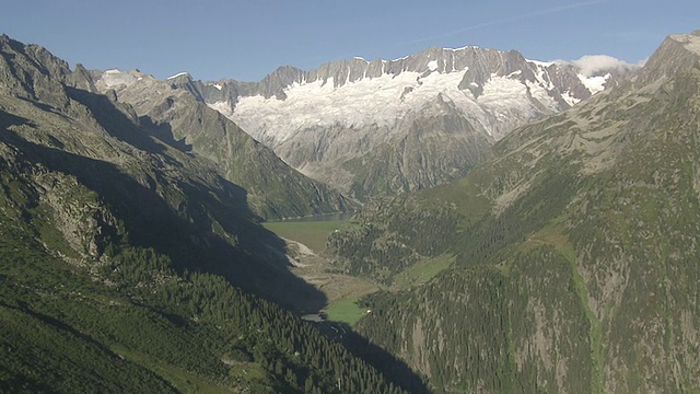 WS POV山景/ Abfrutt，尤里，瑞士视频素材