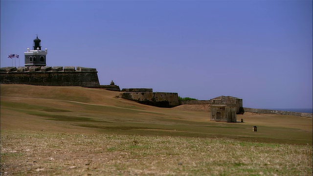 WS, Castillo de San Cristobal, 圣胡安, 波多黎各视频素材