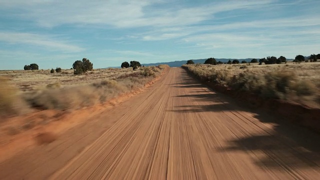 开放道路的观点视频素材