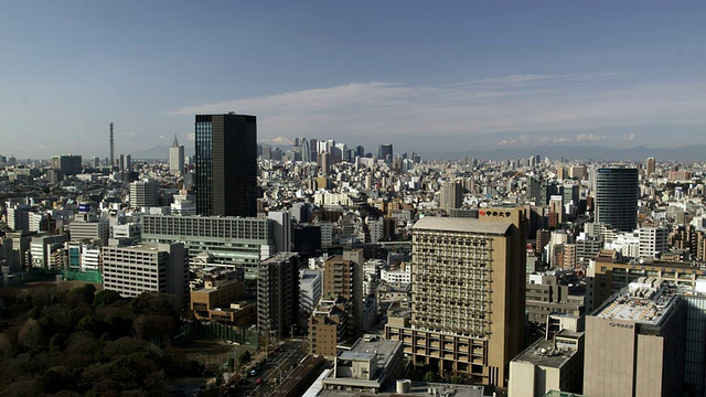 新宿天际线景观/东京，东京到日本视频素材