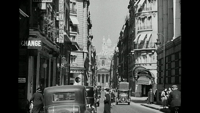 MS View of Les Invalides, Madeleine / Paris，法国视频素材