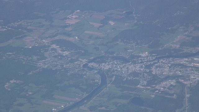 高角度城市景观视频素材