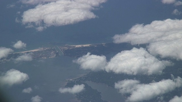 空中云层鸟瞰图视频素材