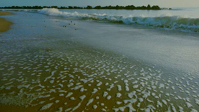 HD:海浪和沙滩视频素材