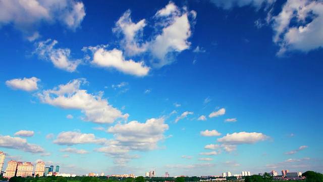 天空的城市视频素材