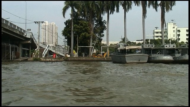 (HD1080)泰国海军船只停靠视频素材