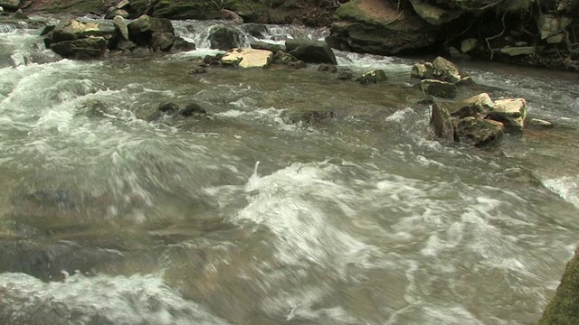 小野溪(高清)与声音视频素材